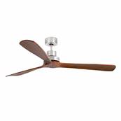 Ventilateur Plafond Lantau 168cm Nickel Noyer