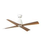 Ventilateur Plafond TYPHOON M 130cm blanc bois 