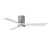 Ventilateur Plafond avec Lumire Irene-3HLK 132cm Nickel Blanc