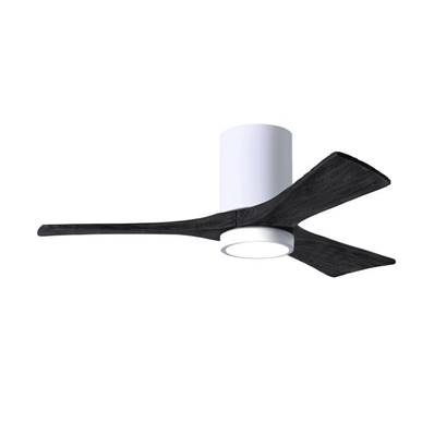 Ventilateur Plafond avec Lumière Irene-3HLK 106cm Blanc Noir