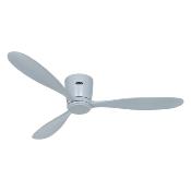 Ventilateur Plafond Eco Plano Wood 132cm Gris clair Wifi