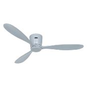 Ventilateur Plafond Eco Plano Wood 132cm Gris clair