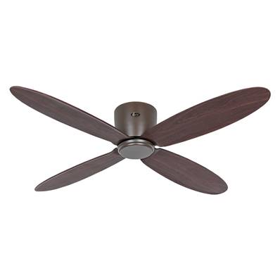 Ventilateur Plafonnier Eco Plano 132cm Bronze Noyer