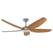 Ventilateur de Plafond Eco Volare 142cm Chrom Chne