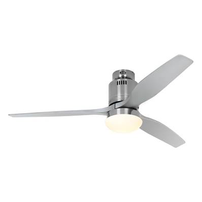 Ventilateur de Plafond Aerodynamix Eco 132cm Chromé Argenté