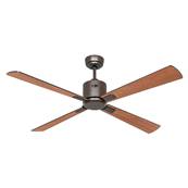 Ventilateur Plafonnier Eco Neo 132cm Bronze Noir Teck