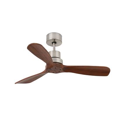 Ventilateur Plafonnier Mini Lantau 107cm Nickel Noyer