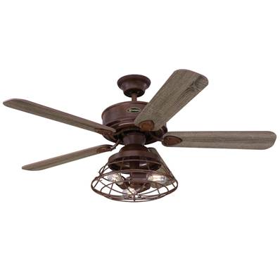 Ventilateur Plafond BARNETT 122cm Bois Vieilli