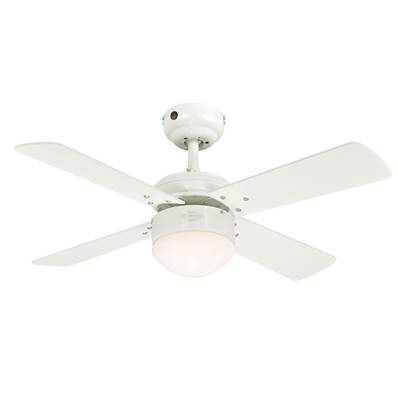 Ventilateur de Plafond COLOSSEUM 90cm Blanc Erable clair