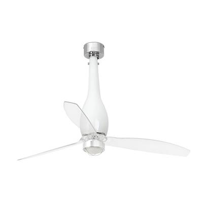 Ventilateur Plafond Eterfan 128cm Blanc Transparent