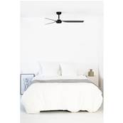 Ventilateur Plafond Punt LED 130cm Noir