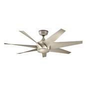 Ventilateur Plafond Lehr 137cm Argent satiné Argent satiné