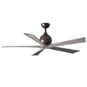 Ventilateur Plafond Irene-5 152cm Bronze Bois vieilli