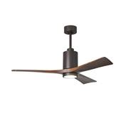 Ventilateur Plafond Patricia-3 132cm Bronze Noyer