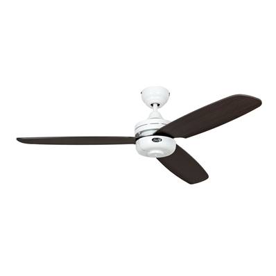 Ventilateur de Plafond Night Flight 132cm Blanc Wengé