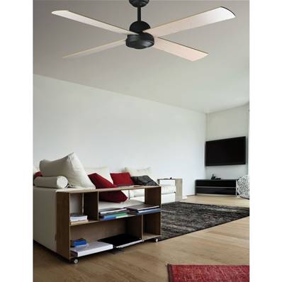 Ventilateur Plafond Ibiza 132cm Marron Acajou Chêne