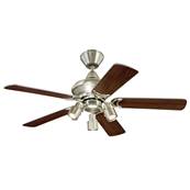 Ventilateur de Plafond KINGSTON 105cm Aluminium Bross