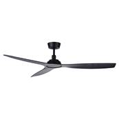 Ventilateur Plafond Moto 132cm Noir