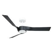 Ventilateur Plafond Eco Revolution 136cm Blanc Noir