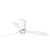Ventilateur Plafond Mini Tube Fan 128cm Blanc Transparent