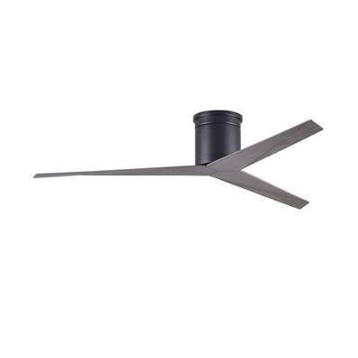 Ventilateur Plafond Eliza-H 142cm Noir Chêne Vieilli