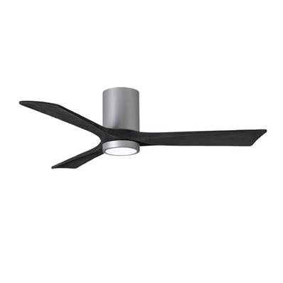 Ventilateur Plafond avec Lumière Irene-3HLK 132cm Nickel Noir