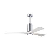 Ventilateur Plafond Patricia-3 152cm Chrom Poli Blanc