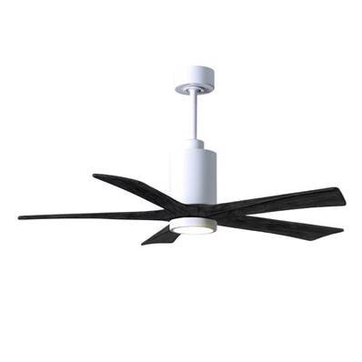 Ventilateur Plafond Patricia-5 132cm Blanc Noir