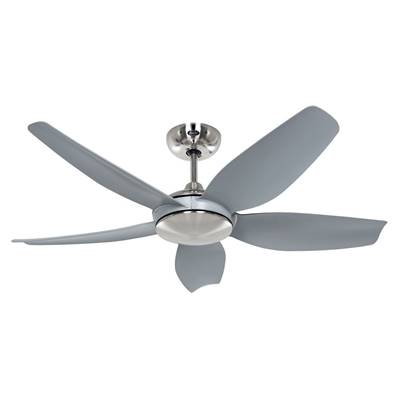 Ventilateur Plafonnier Eco Volare 116cm Chromé Gris