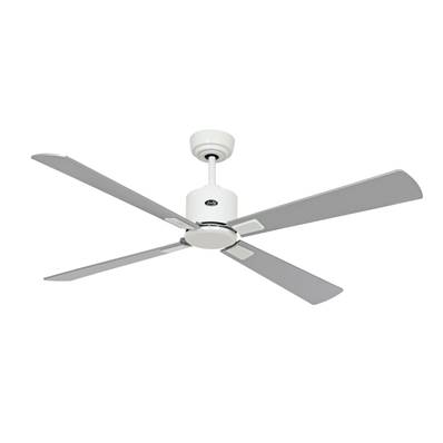 Ventilateur de Plafond Eco Neo 132cm Blanc Wengé Argenté