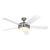 Ventilateur Plafonnier Titanium 132cm Chromé Blanc