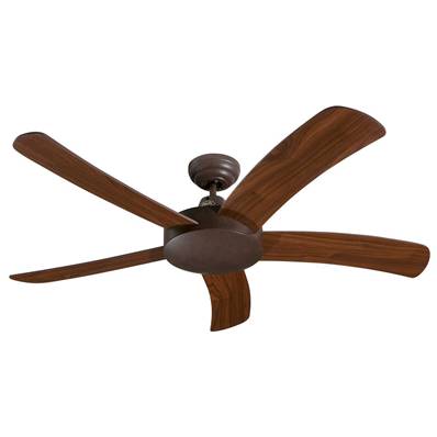 Ventilateur Plafonnier Falcetto 132cm Marron Noyer