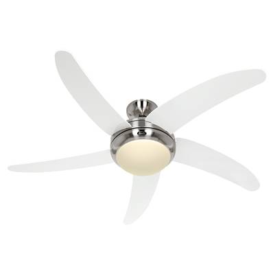 Ventilateur de Plafond Elica 132cm Chromé Blanc