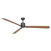 Ventilateur de Plafond Eco Neo 180cm Basalte Noir Teck
