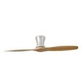 Ventilateur Plafond Lama 143cm Nickel Bois Pin