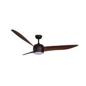 Ventilateur Plafond Nordic 143cm Bronze Marron