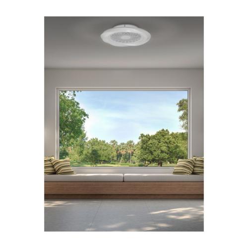 Ventilateur Plafond Design Sans Pale Boreal 62cm Blanc