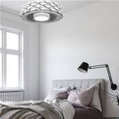 Ventilateur Plafond Sans Pale Ness 54cm Blanc