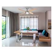 Ventilateur Plafond Achilia 105cm Nickel Pin
