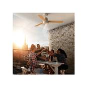 Ventilateur Plafond Mist 132cm Blanc Pin