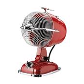 Ventilateur de table RetroJet Rouge Chromé