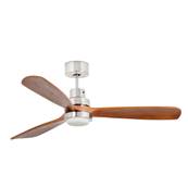 Ventilateur Plafond Lantau 132cm Nickel Noyer