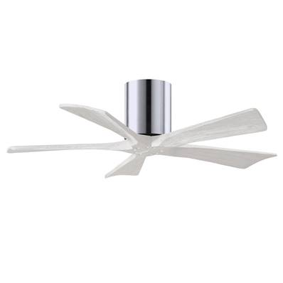 Ventilateur Plafond Irene-5H 107cm Chromé poli Blanc