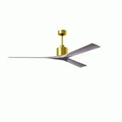 Ventilateur Plafond Nan XL 183cm Laiton Bois vieilli