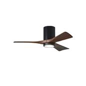 Ventilateur Plafond avec Lumire Irene-3HLK 106cm Noir Noyer