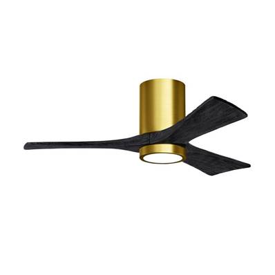 Ventilateur Plafond avec Lumière Irene-3HLK 106cm Laiton Noir