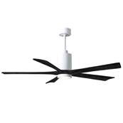 Ventilateur Plafond Patricia-5 152cm Blanc Noir