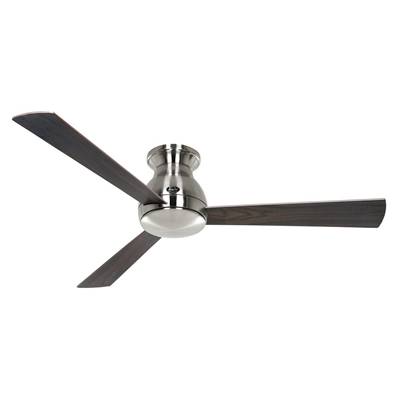 Ventilateur de Plafond Eco Pallas 142cm Chromé Noyer Chene