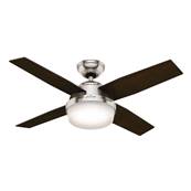 Ventilateur Plafond Dante 112cm Chrom Noir Chocolat