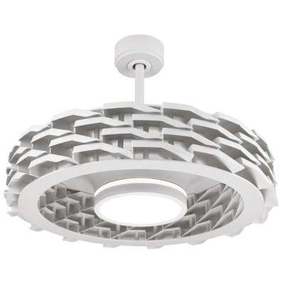 Ventilateur Plafond Sans Pale Rubik 73cm Blanc